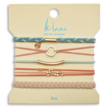 Mixed 5 Pack Hair Ties - Live - K'lani Hairties