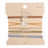 Mixed 5 Pack Hair Ties - Grow - K'lani Hairties