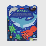 Coloring Book with Stickers  - Ocean