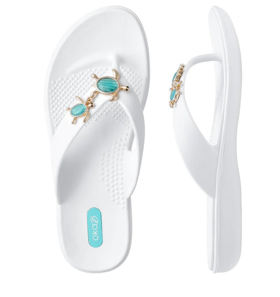 Lizzie Sandal  - Salt White by Oka B