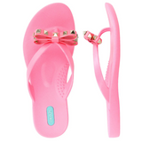 Chase Sandal w/ Studded Bow - Popsicle Pink Ryann by Oka B