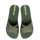 Street II Slide Sandal by Ipanema  - Dark Green