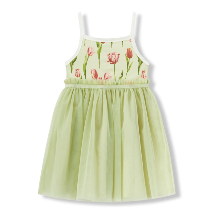 Stretch Ballet Dress by Milkbarn- Tulip