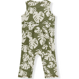 Slub Cotton Sleeveless Jumper by Milkbarn- Island Leaf