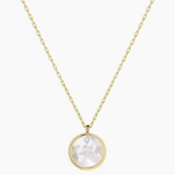 Zodiac Necklace - MOP Gold - by Gorjana Sagittarius