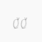 Shimmer Huggies Earrings by Gorjana Silver