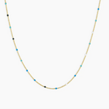 Capri Short Necklace Laguna  - by Gorjana