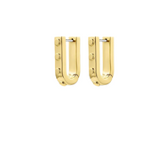 Asher Link Hoops - Gold - by Gorjana