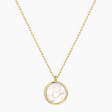 Zodiac Necklace - MOP Gold - by Gorjana Taurus