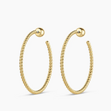Crew Large Hoop Earrings - Gold by Gorjana