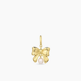 Bow Pearl Parker Charm  - by Gorjana