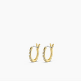 Shimmer Huggies Earrings by Gorjana