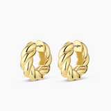 Crew Helium Hoop Earrings - Gold by Gorjana
