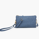 Riley Convertible Cross Body Purse, Wristlet or Clutch -  Jean