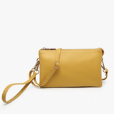 Riley Convertible Cross Body Purse, Wristlet or Clutch -  Marigold Yellow
