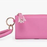 Liv Bangle Wristlet Purse - Bubblegum Pink