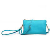 Riley Convertible Cross Body Purse, Wristlet or Clutch - Ocean