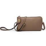 Kendall Convertible Cross Body Purse or Wristlet  -  Clay