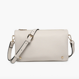 Phiona Studded Crossbody Purse  - Off White