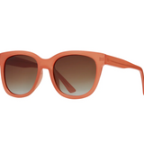 Acacia Sunglasses - Coral  w/ Gradient Brown Polarized Lens