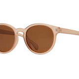 Arches Sunglasses - Soft Beige w/ Gradient Brown Polarized Lens