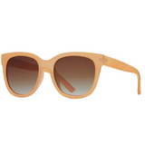 Acacia Sunglasses - Beige  w/ Gradient Brown Polarized Lens