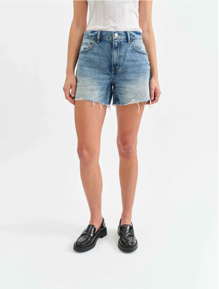 Crossroads Jean Shorts by Daze - Reverie Vintage