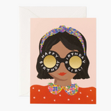 Rifle Paper Co Card - Birthday Girl - Head Scarf