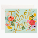 Rifle Paper Co Card - Mint Garden Thank You
