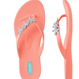 Ryann Sandal w/ 3 Starfish - Coral by Oka B