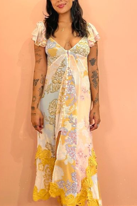 Bali Aurora Midi Slip Dress by Free People - Soft Combo Miss Monroe Boutique Bali Aurora Midi Slip Dress by Free People - Soft Combo Miss Monroe Boutique