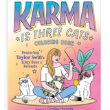 Karma is Three Cats Coloring Book - Taylor Swift