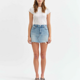 Malibu Mini Jean Skirt by Daze - Obviously Vintage