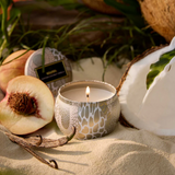Mini Tin Candle Tahitian Coconut Vanilla  4.5oz