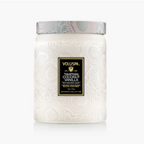 Large Glass Jar 18 oz- Tahitian Coconut