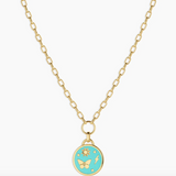 Lightning Strikes Coin Necklace  - By Gorjana