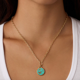 Lightning Strikes Coin Necklace  - By Gorjana