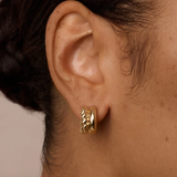 Crew Stacked Huggies By Gorjana