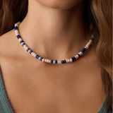 Harbor Statement Necklace -Blue Lapis - By Gorjana