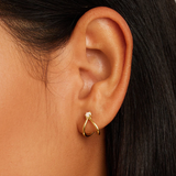 Opalie Solitaire Double Huggies By Gorjana