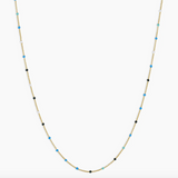 Capri Short Necklace Laguna With Palm Charm  - by Gorjana