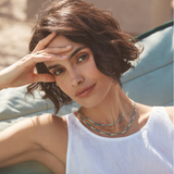 Capri Short Necklace Laguna With Palm Charm  - by Gorjana