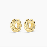 Crew Helium Huggies Earrings - Silver by Gorjana