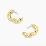 Crew Helium Huggies Earrings - Silver by Gorjana