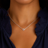 Crew Interlocking Necklace - Silver - by Gorjana