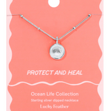 Ocean Life Necklace Collection by Lucky Feather
