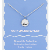 Ocean Life Necklace Collection by Lucky Feather