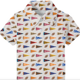 Short Sleeve Polo Shirt - Varsity Flags