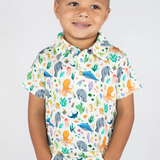 Short Sleeve Polo Shirt - Ocean Friends
