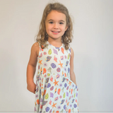 Sleeveless Sundress - Seashells